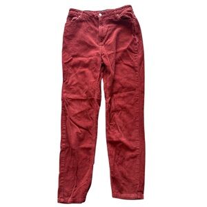 Urban Outfitters BDG Rust Corduroy Mom High-Rise Pants, Size 27, Fall Cords